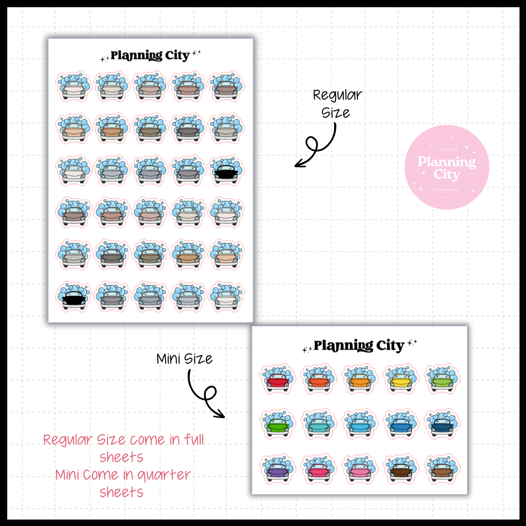 Car Wash - Icon Sticker